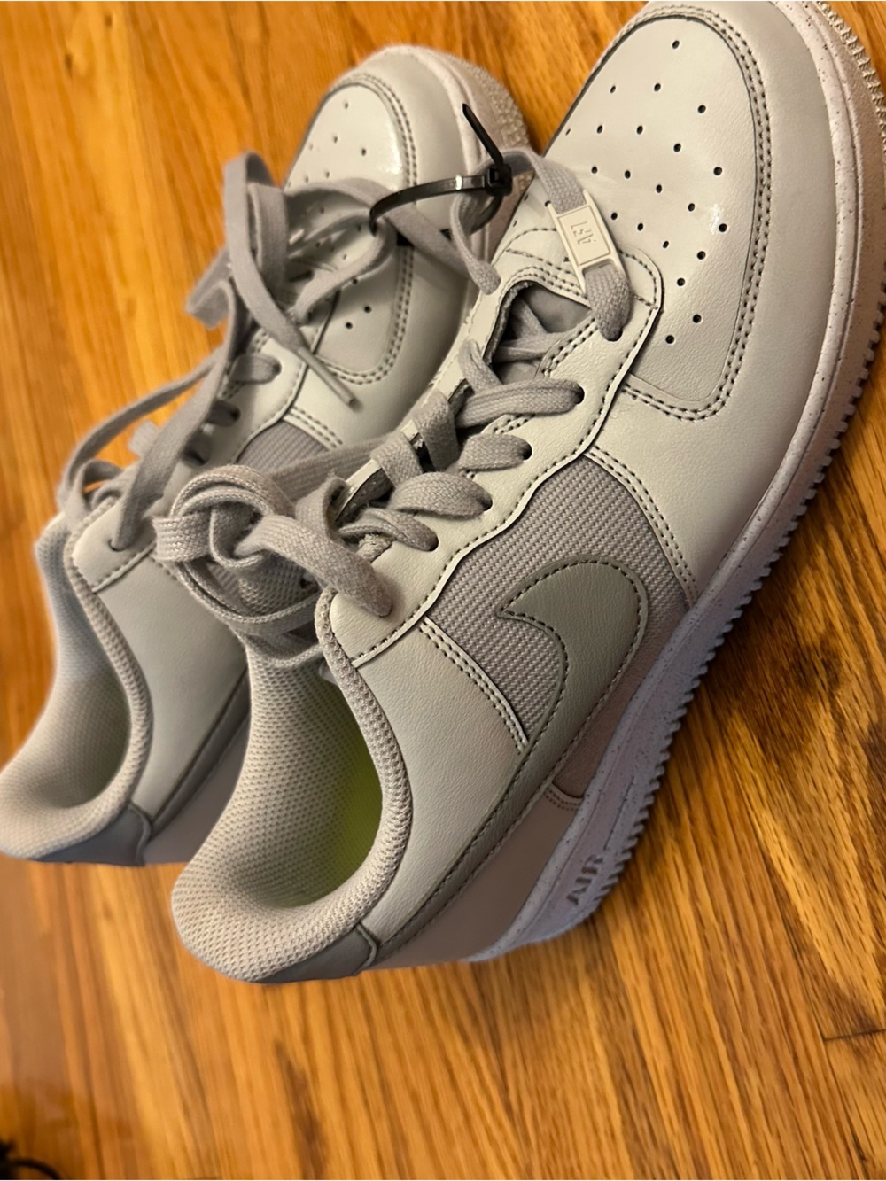 Women Light Gray Athletic Sneakers Nike Air